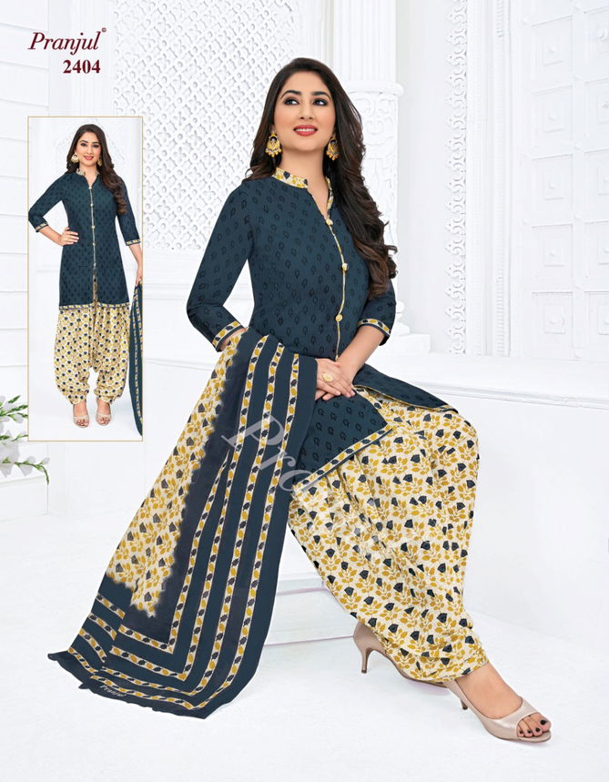 Pranjul Priyanshi 24 Cotton Printed Designer casual Wear Dress Material Collection